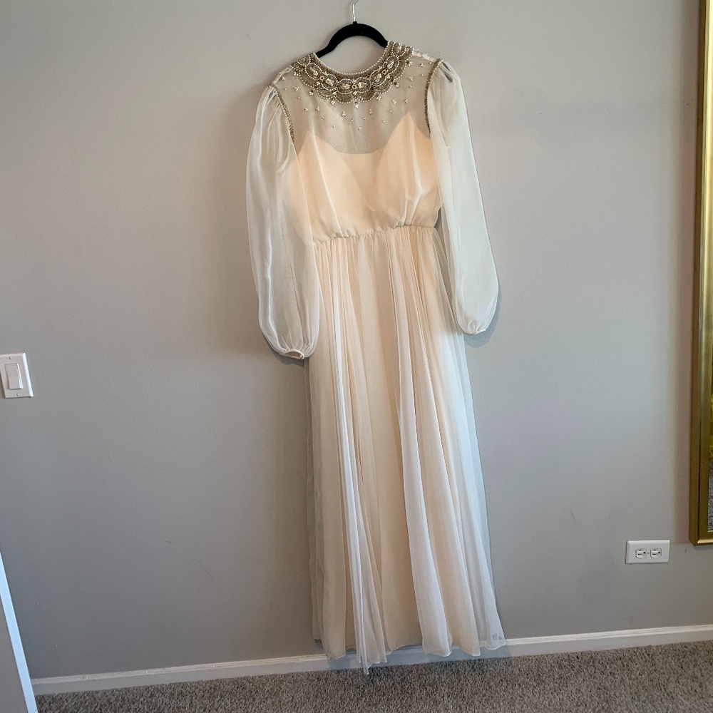 Vintage Victoria Royal LTD Beaded Wedding Gown